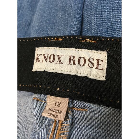 Knox Rose Size 12 Skinny Jeans With Tuxedo Stripes - Picture 6 of 7